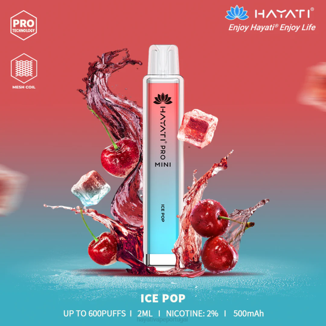 Hayati Pro Mini descartável - JR6H18 Hayati Vape Near Me picolé