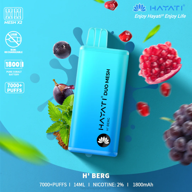 Hayati Duo Mesh descartável - JR6H171 Hayati Lisbon oh 'berg