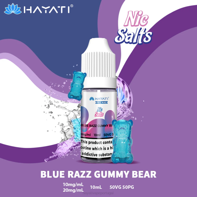 ursinho de goma razz azul
