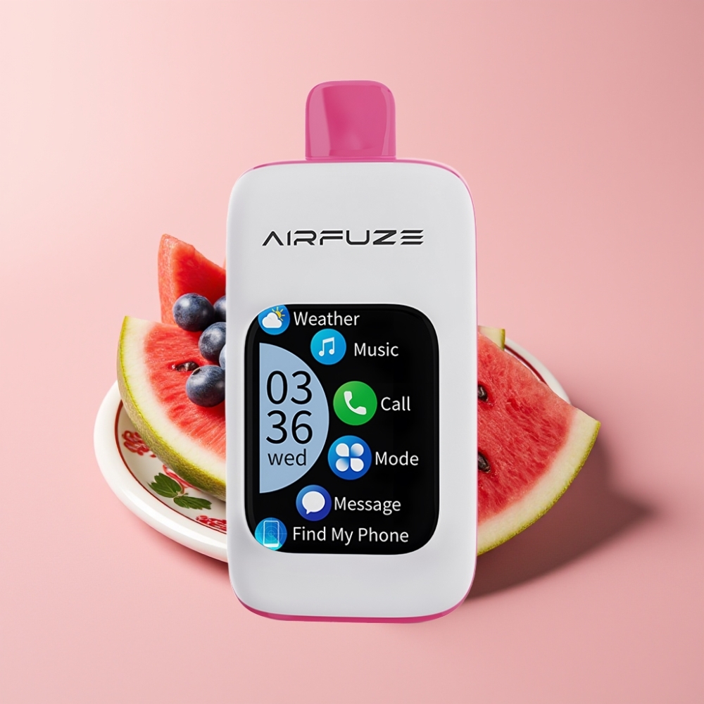 AirFuze Smart 30000 Puffs Disposable Pod Mirtilo Melancia, 5% nicotina, 900mAh AirFuze Smart 30000 Puffs Disposable Pod Mirtilo Melancia, 5% nicotina, 900mAh