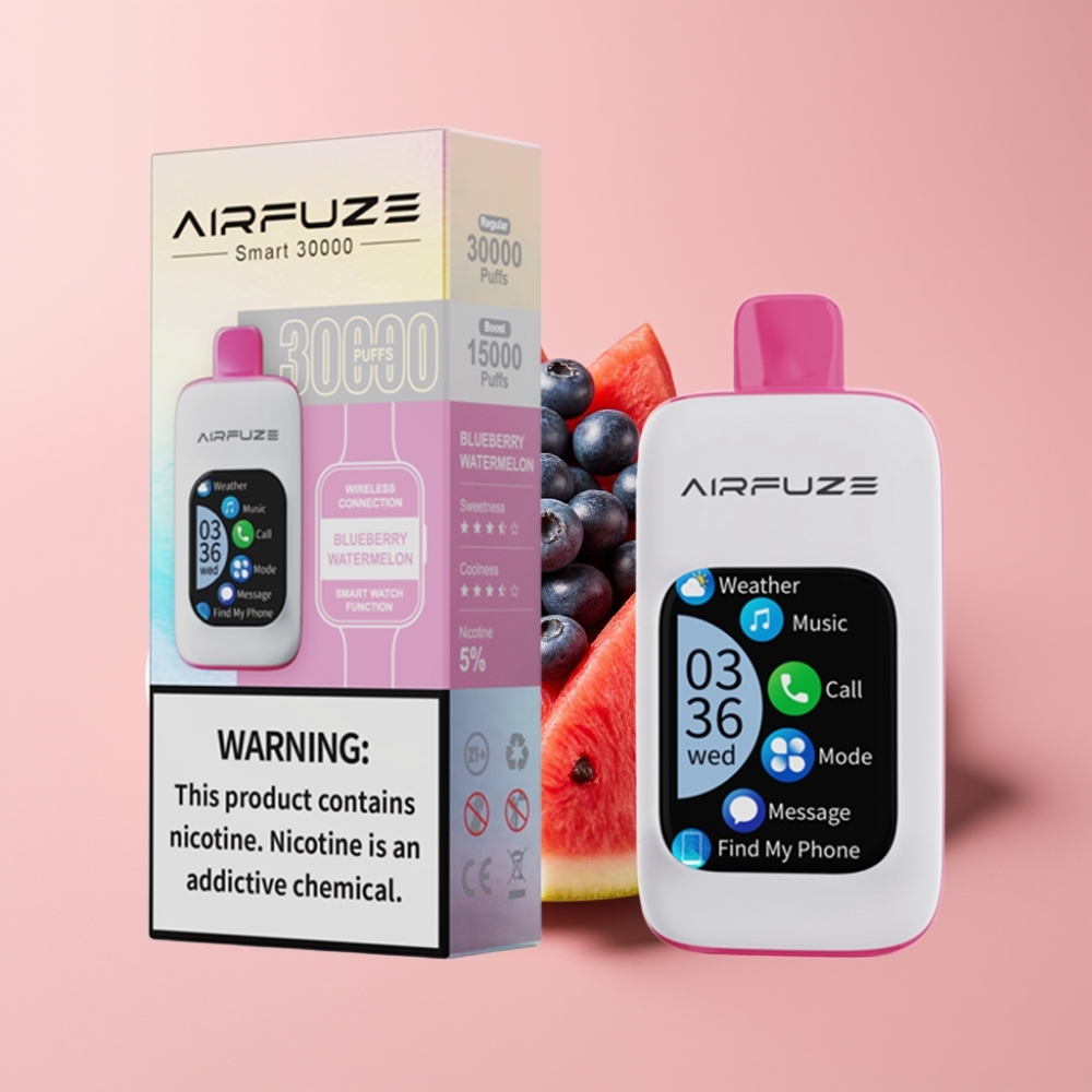 AirFuze Smart 30000 Puffs Disposable Pod Mirtilo Melancia, 5% nicotina, 900mAh