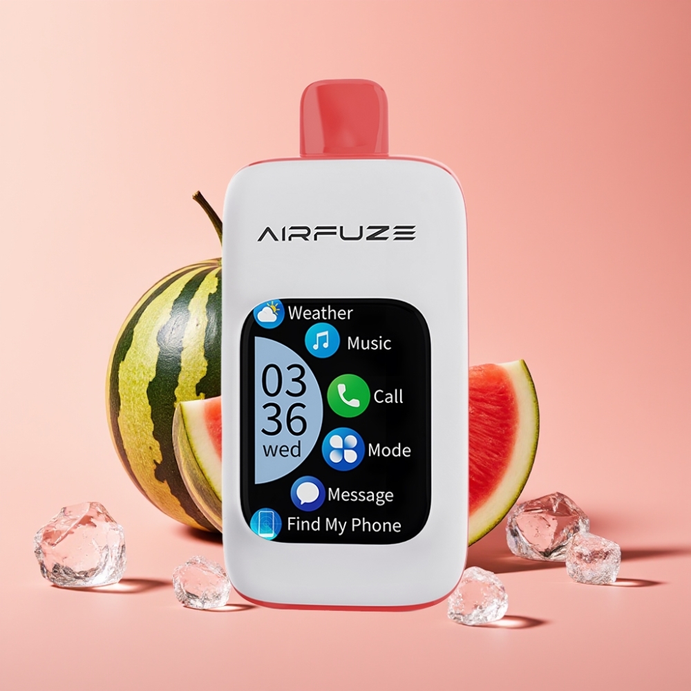 AirFuze Smart 30000 Puffs Pod Descartável Melancia Gelada 5% 900mAh Tipo-C AirFuze Smart 30000 Puffs Pod Descartável Melancia Gelada 5% 900mAh Tipo-C
