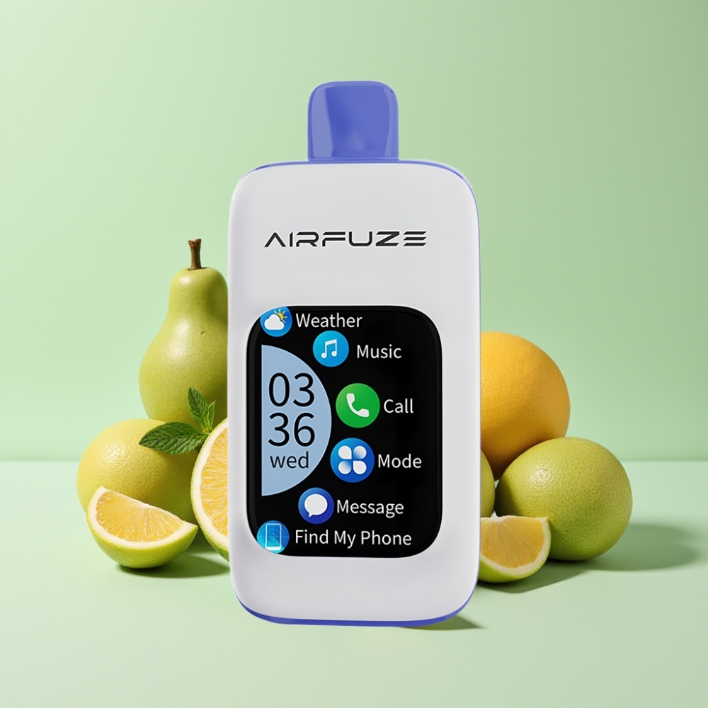 AirFuze Smart 30000 Puffs Pod Descartável Miami Menta, Tela Tátil, Tipo-C, 5% Nic AirFuze Smart 30000 Puffs Pod Descartável Miami Menta, Tela Tátil, Tipo-C, 5% Nic
