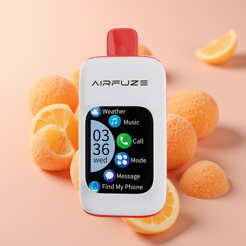 AirFuze Smart 30000 Puffs Pod Descartável com Tela Touch 2.01", 5% Nicotina, Tipo-C AirFuze Smart 30000 Puffs Pod Descartável com Tela Touch 2.01", 5% Nicotina, Tipo-C