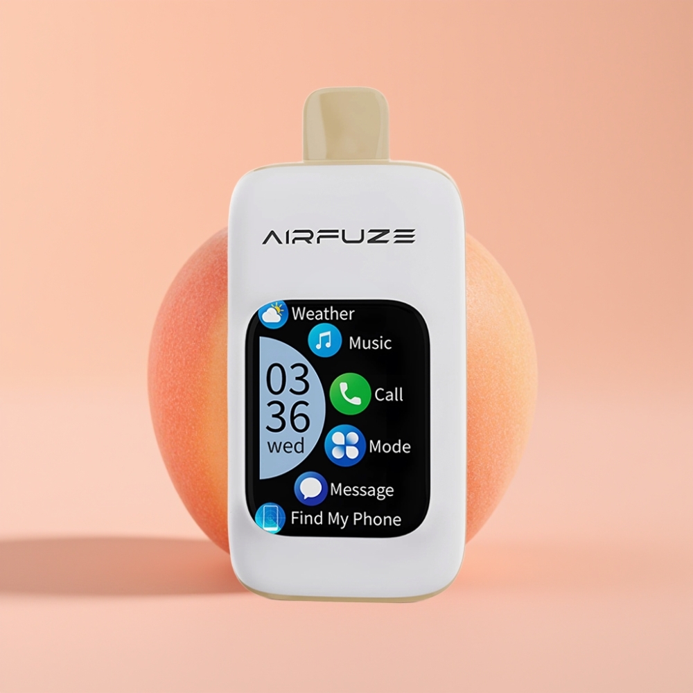 AirFuze Smart Pro 40000 Puffs Recarregável 900mAh 20ML 2% 5% Nicotina Pêssego Suculento AirFuze Smart Pro 40000 Puffs Recarregável 900mAh 20ML 2% 5% Nicotina Pêssego Suculento