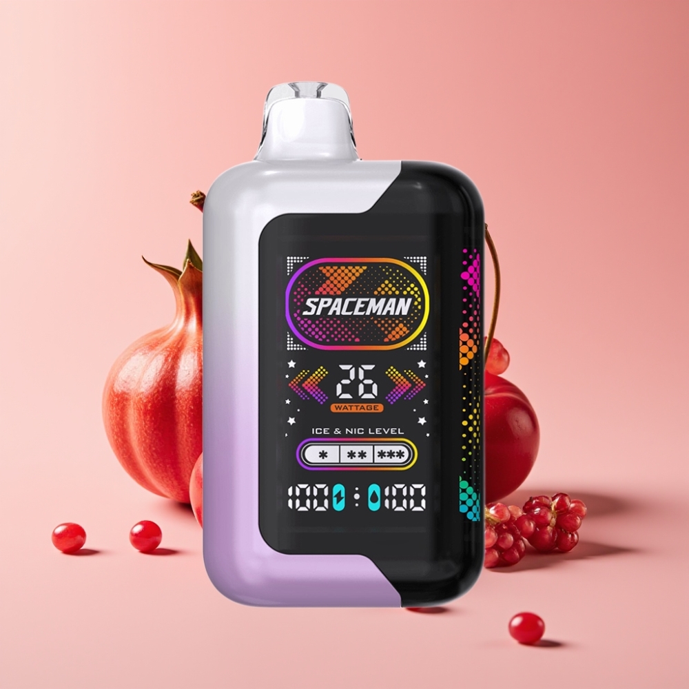SMOK SPACEMAN SP40000 Zero Nic 40000 tragos 20ml 0% nicotina sabor Cereja-Romã SMOK SPACEMAN SP40000 Zero Nic 40000 tragos 20ml 0% nicotina sabor Cereja-Romã