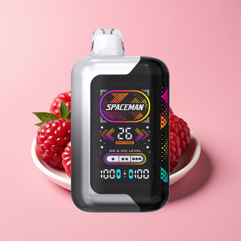 SMOK SPACEMAN SP40000 Zero Nicotine Disposable 40000 puffs 20ml 0mg sabor Amora Framboesa SMOK SPACEMAN SP40000 Zero Nicotine Disposable 40000 puffs 20ml 0mg sabor Amora Framboesa