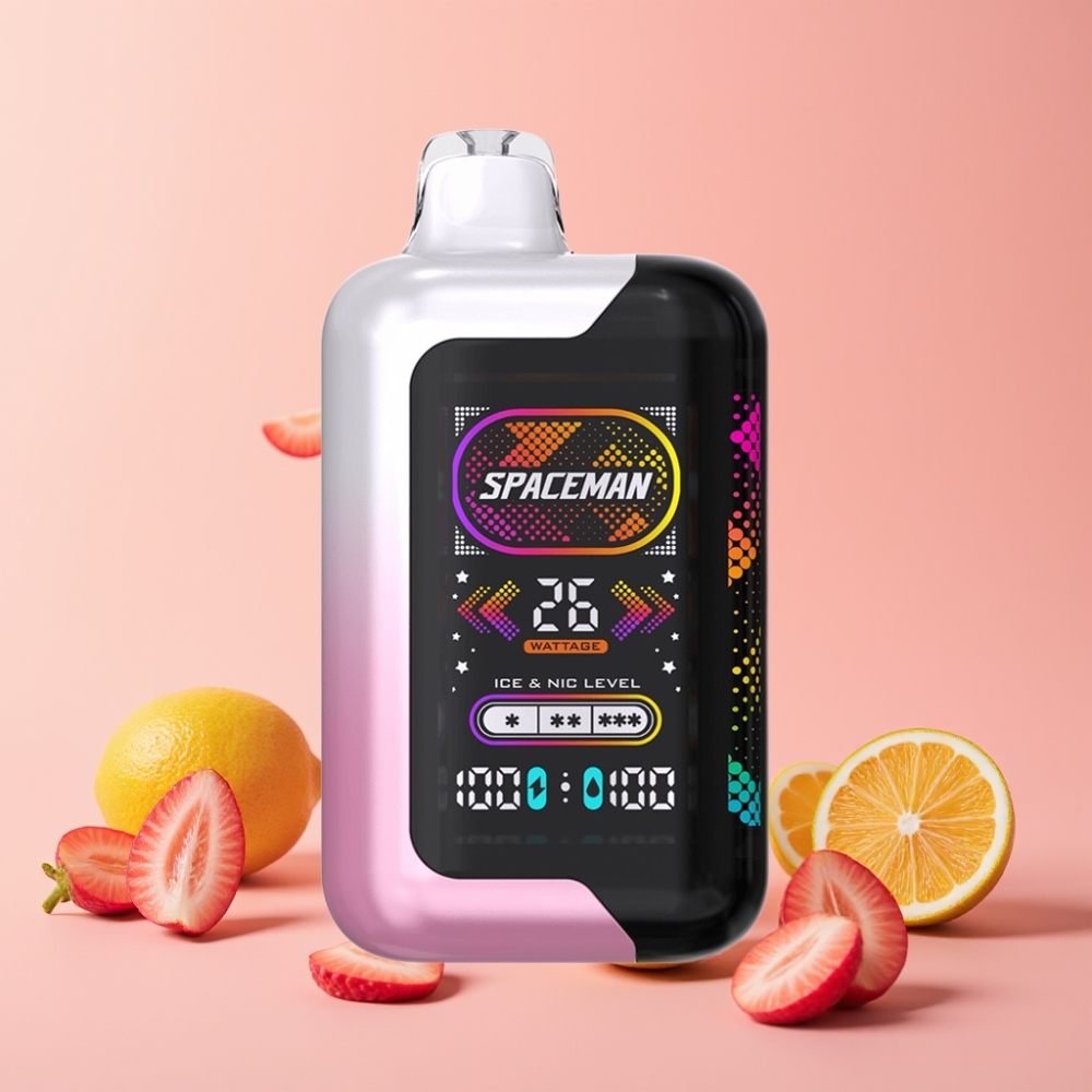 SMOK Spaceman SP40000 Zero Nic 40000 Puffs 20ml 0% Nicotina Sabor Limonada Rosa SMOK Spaceman SP40000 Zero Nic 40000 Puffs 20ml 0% Nicotina Sabor Limonada Rosa