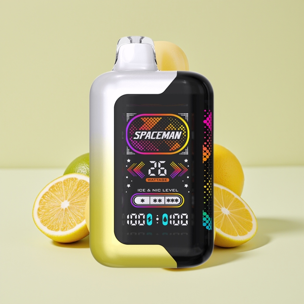 SMOK Spaceman SP40000 Zero Nic 40000 puffs 20ml 0% nic recarregável Limão Pop SMOK Spaceman SP40000 Zero Nic 40000 puffs 20ml 0% nic recarregável Limão Pop